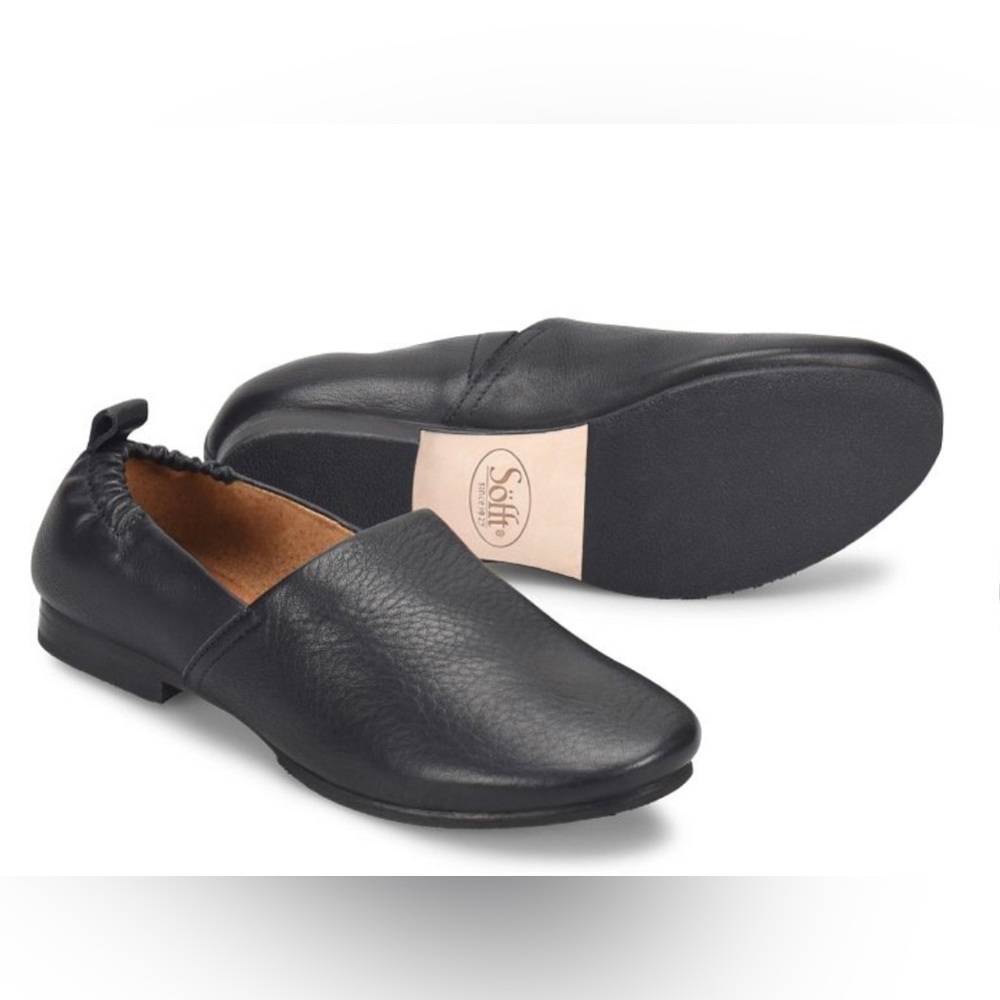 Sofft Kailey Leather Black Flat